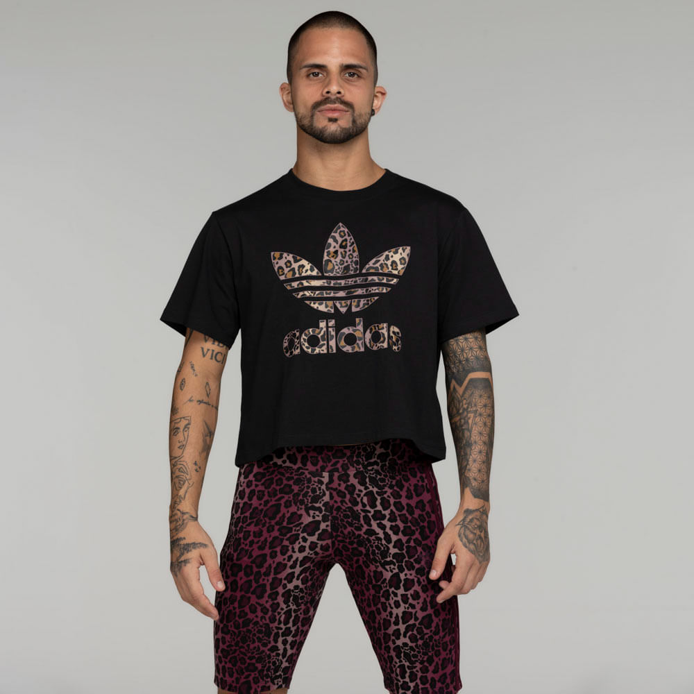 Camiseta adidas Originals Manga Curta Logo