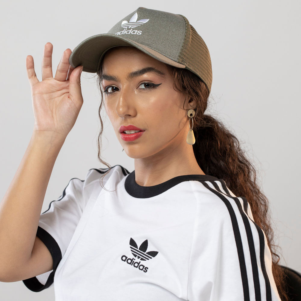 Boné adidas Originals Aba Curva Snapback Trucker Curved