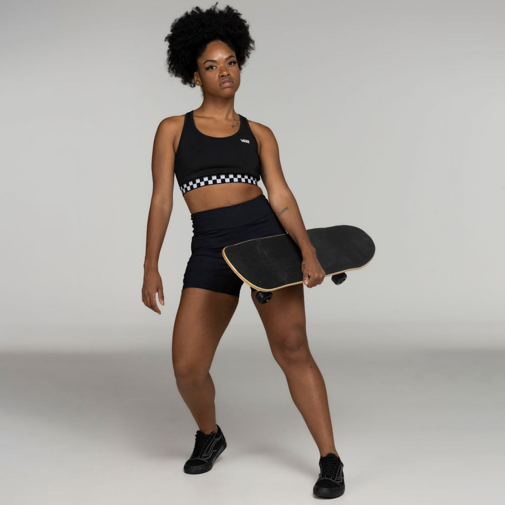 Top Fitness Vans Sem Bojo Baixa Sustentação Skate Sport BRA - Adulto