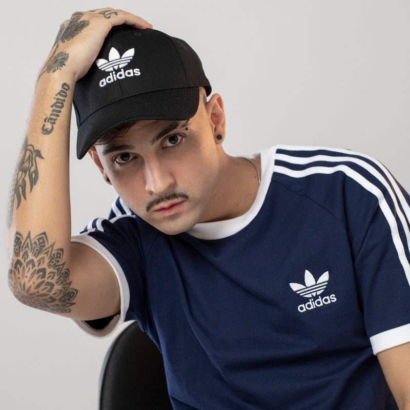 Boné adidas originals strapback best sale trefoil preto