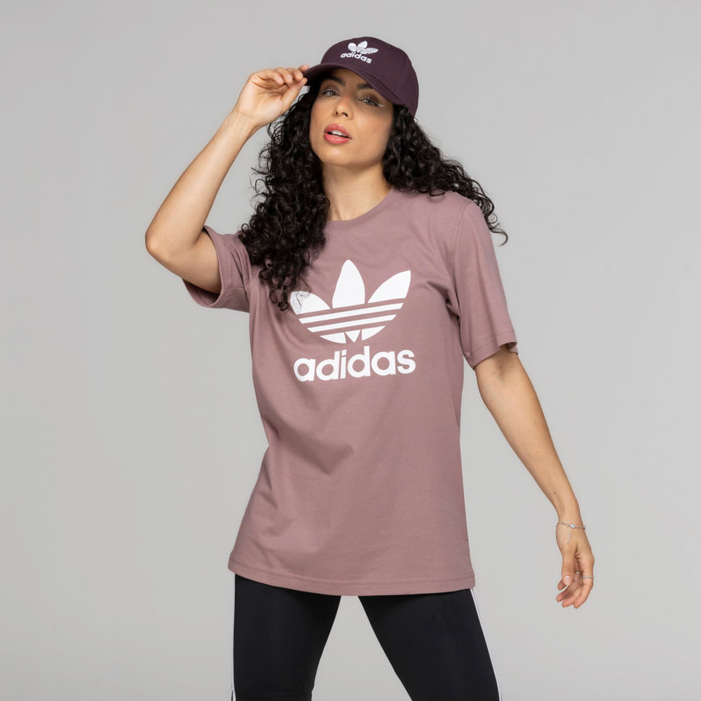 Camiseta adidas Originals Manga Curta Trefoil