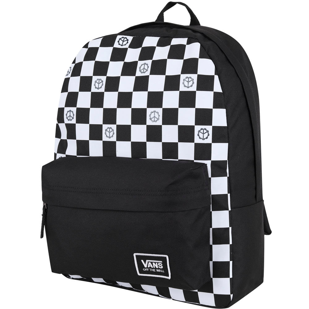 Mochila Vans Glitter Check Real