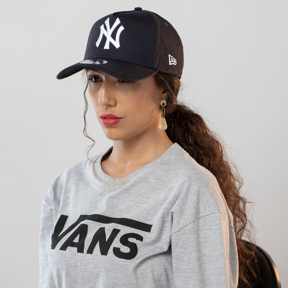 Boné New York Yankees Mlb New Era Aba Curva 940 Af Snapback Sn Navy - Adulto