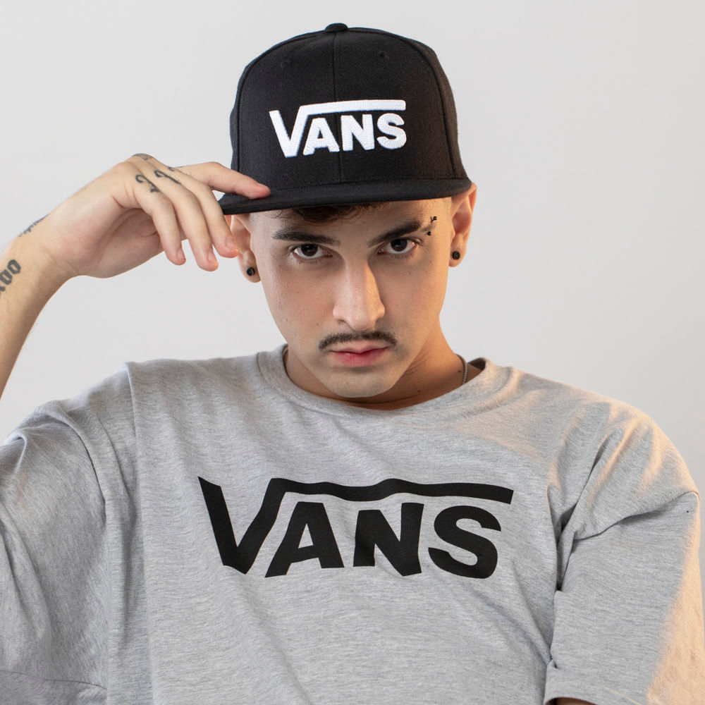 Boné Vans Aba Reta Snapback Drop V II - Adulto