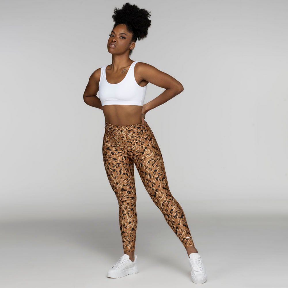 Calça Legging Puma Safari Glam High Waist 7/8