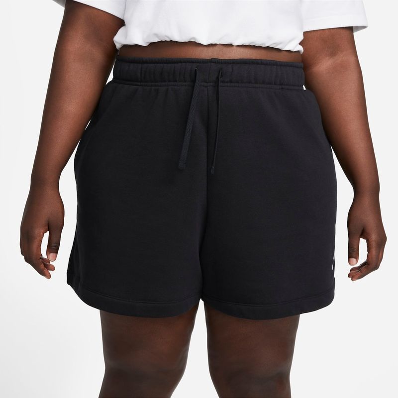 Nike Solo Swoosh Fleece Shorts en color Preto