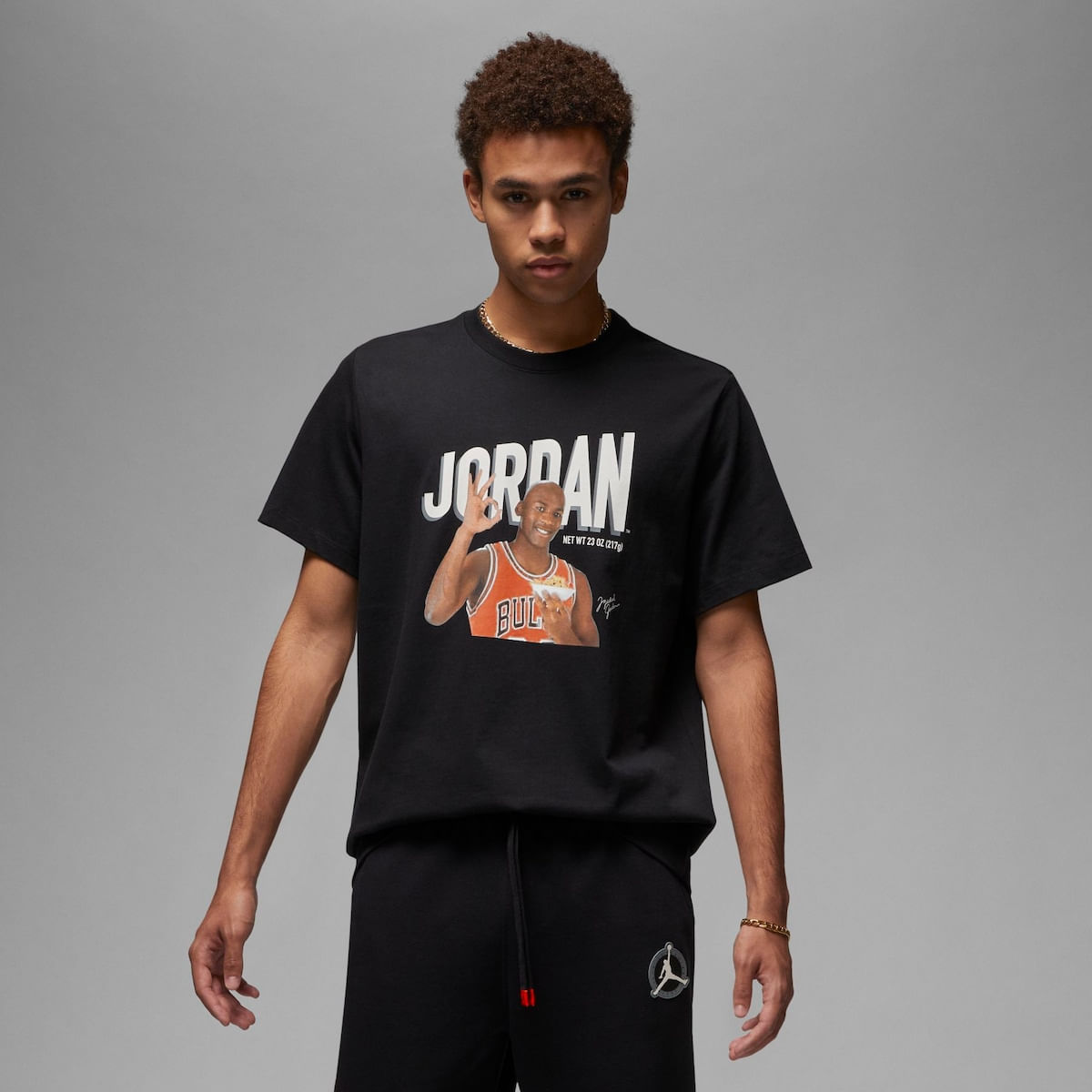 Camiseta Jordan Fleece MVP Crew Masculina