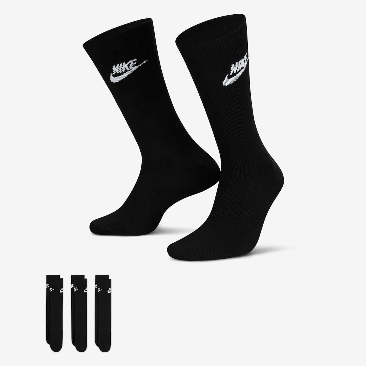 Meia Nike Sportswear Everyday Essential (3 Pares) Unissex - Studio 78