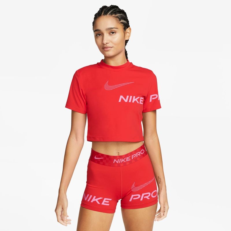 Regata Nike Pro Dri-Fit Cropped Graphic Feminina - Produtos