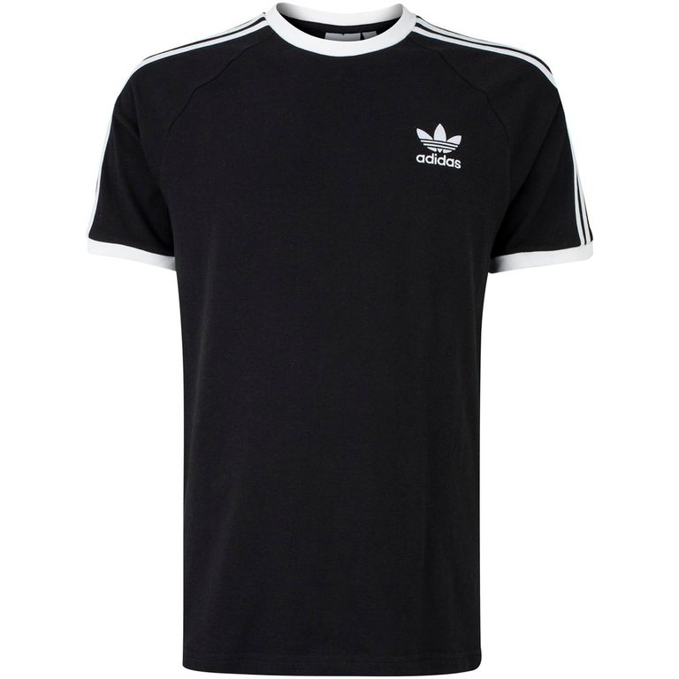 Camiseta adidas Manga Curta 3 Stripes - Masculina