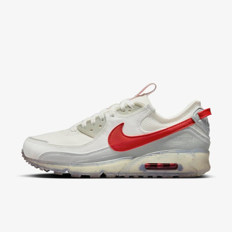 Tênis Nike Air Max 90 - Masculino - Branco, Preto e Vermelho - Vai