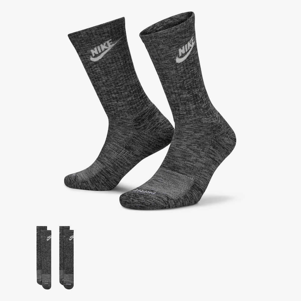 Meia Nike Everyday Plus Cushioned (2 Pares) Unissex