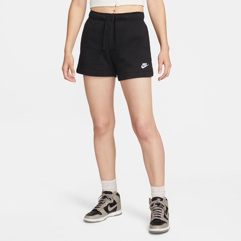 Black nike fleece store shorts