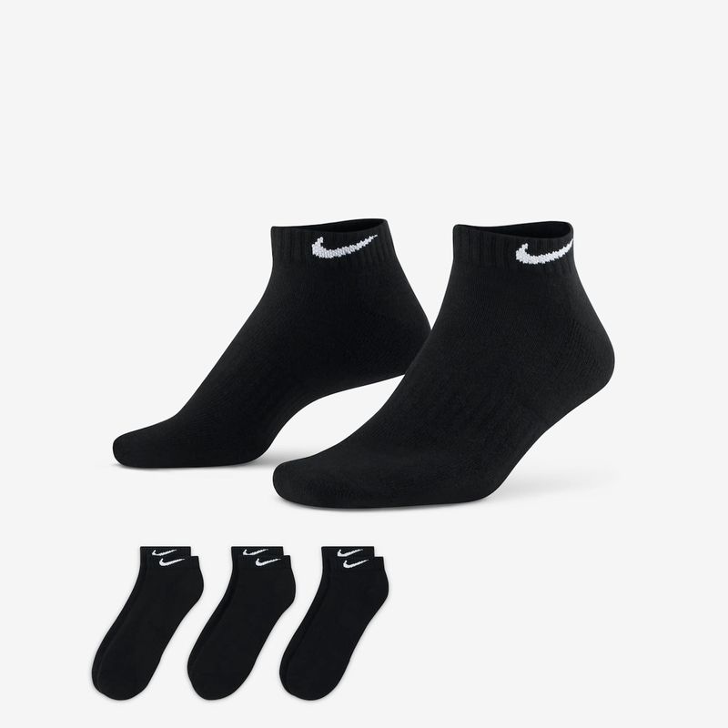 Nike Everyday Plus - Preto - Meias Unissexo