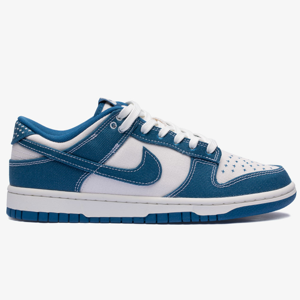 Tênis Nike Dunk Low Retrô SE Industrial Blue Sashiko