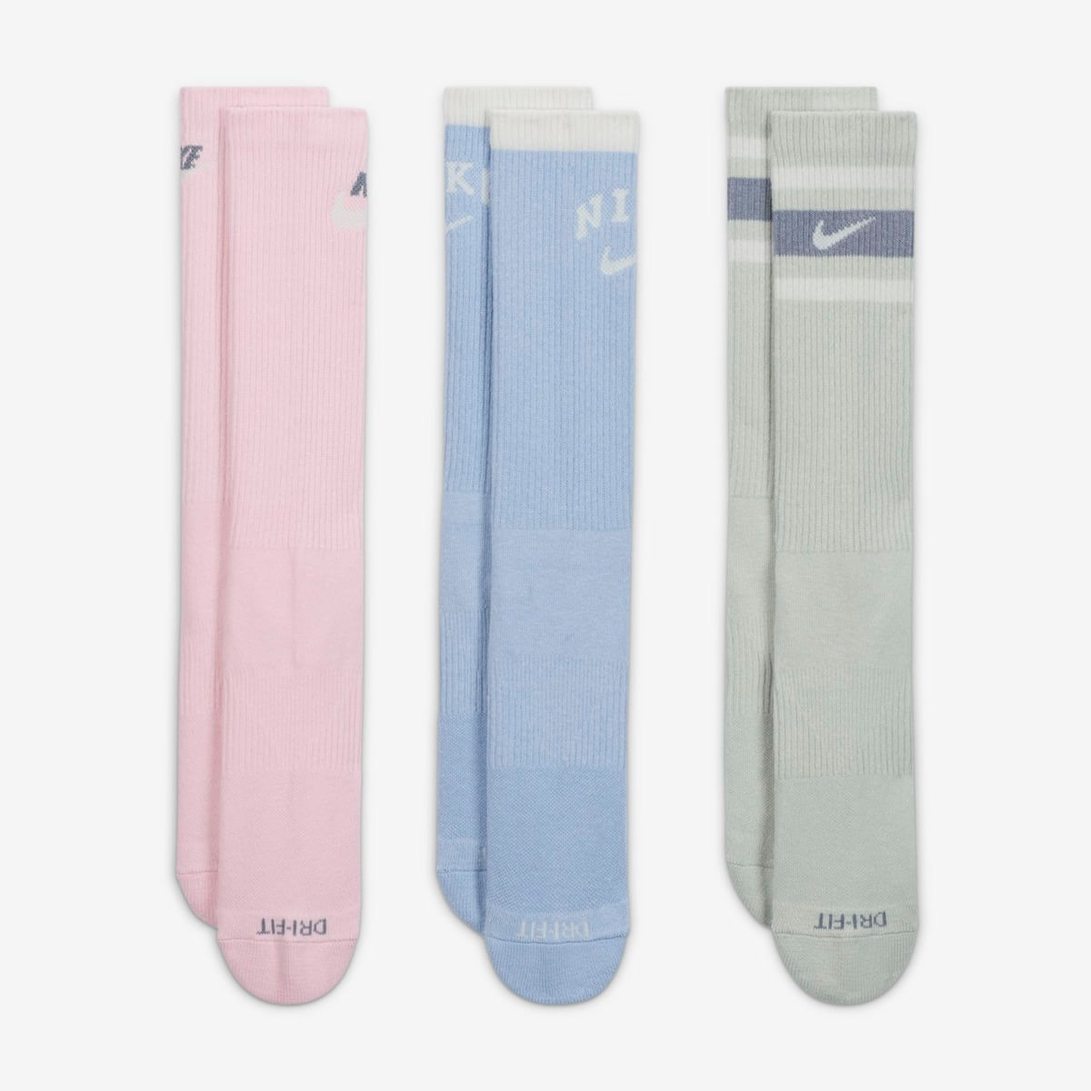 Meia Nike Everyday Plus (3 pares) Unissex