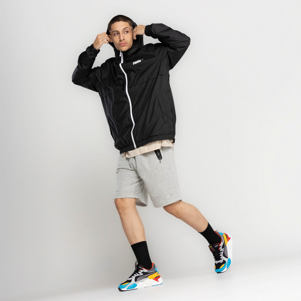 Jaqueta Masculina Puma com Capuz Solid Windbreaker