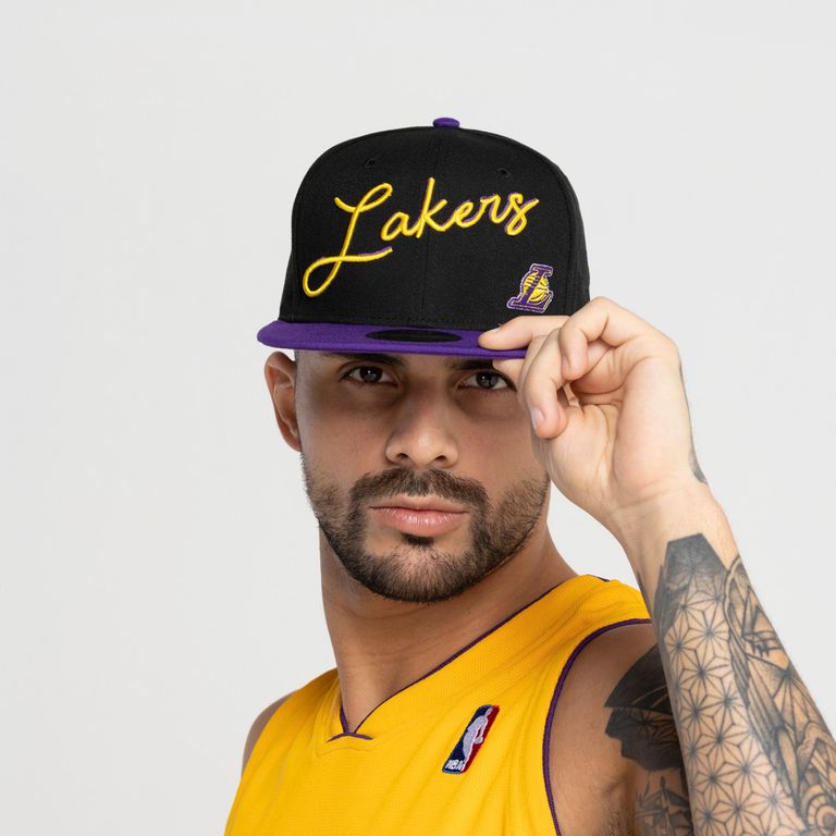 Boné Aba Reta Los Angeles Lakers New Era NBA 950 Snapback Core BLK