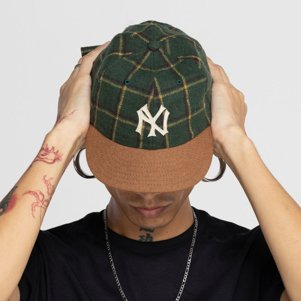 Boné Aba Flexível New York Yankees New Era MLB 1920 Strapback Modern Classic