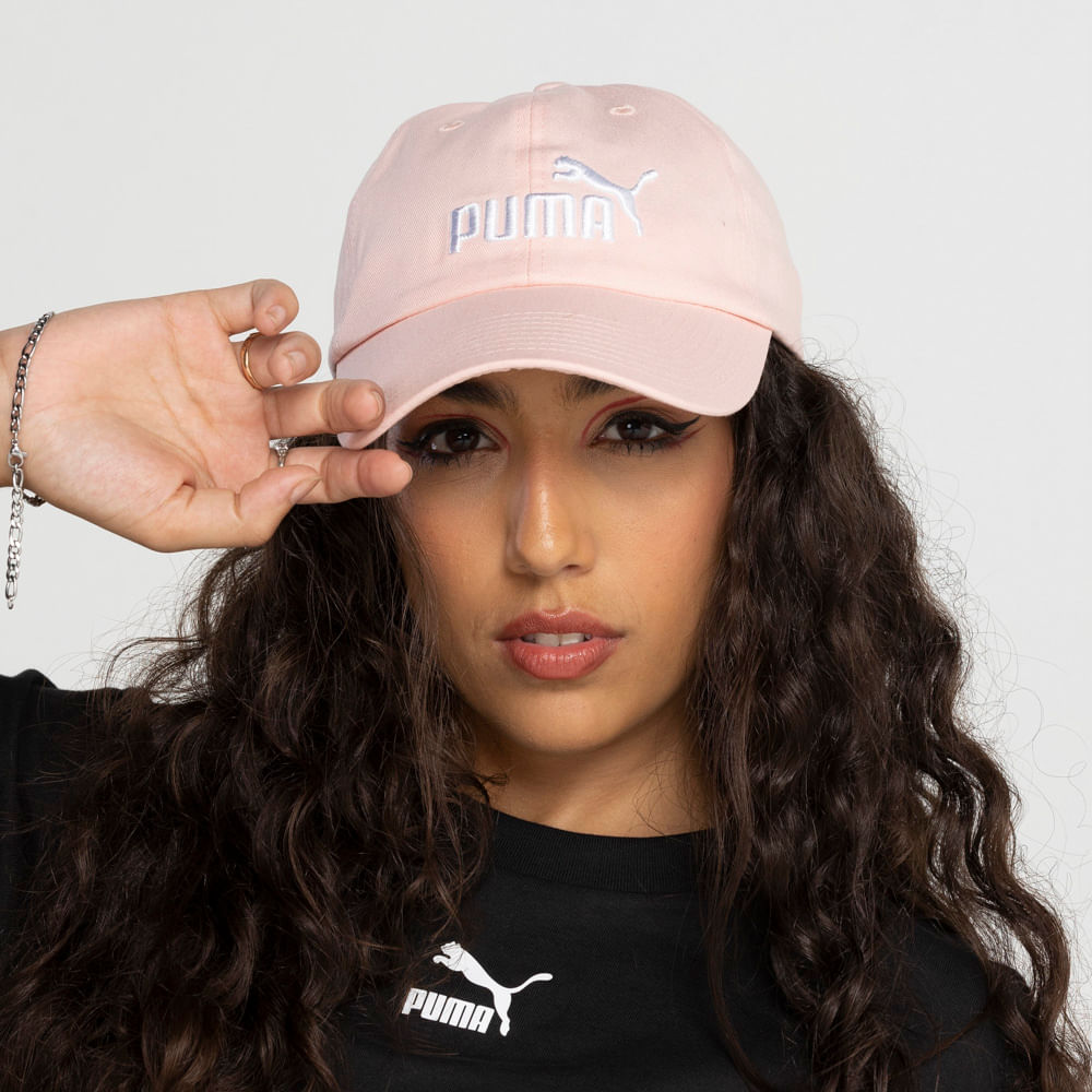 Boné Puma Aba Curva Strapback Ess Bb Cap No 1 Logo - Adulto