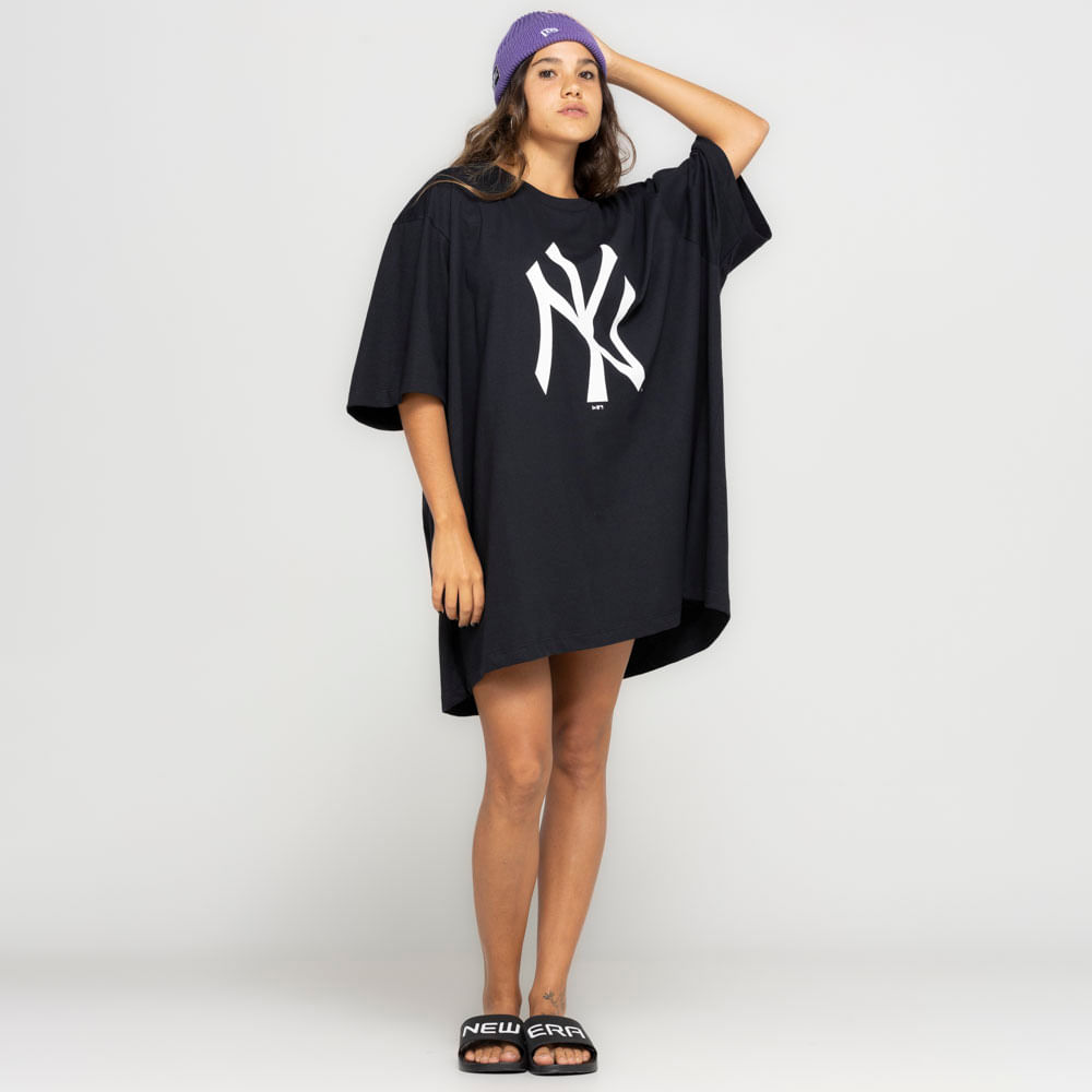 Camiseta New York Yankees MLB New Era Masculina Básico Essential