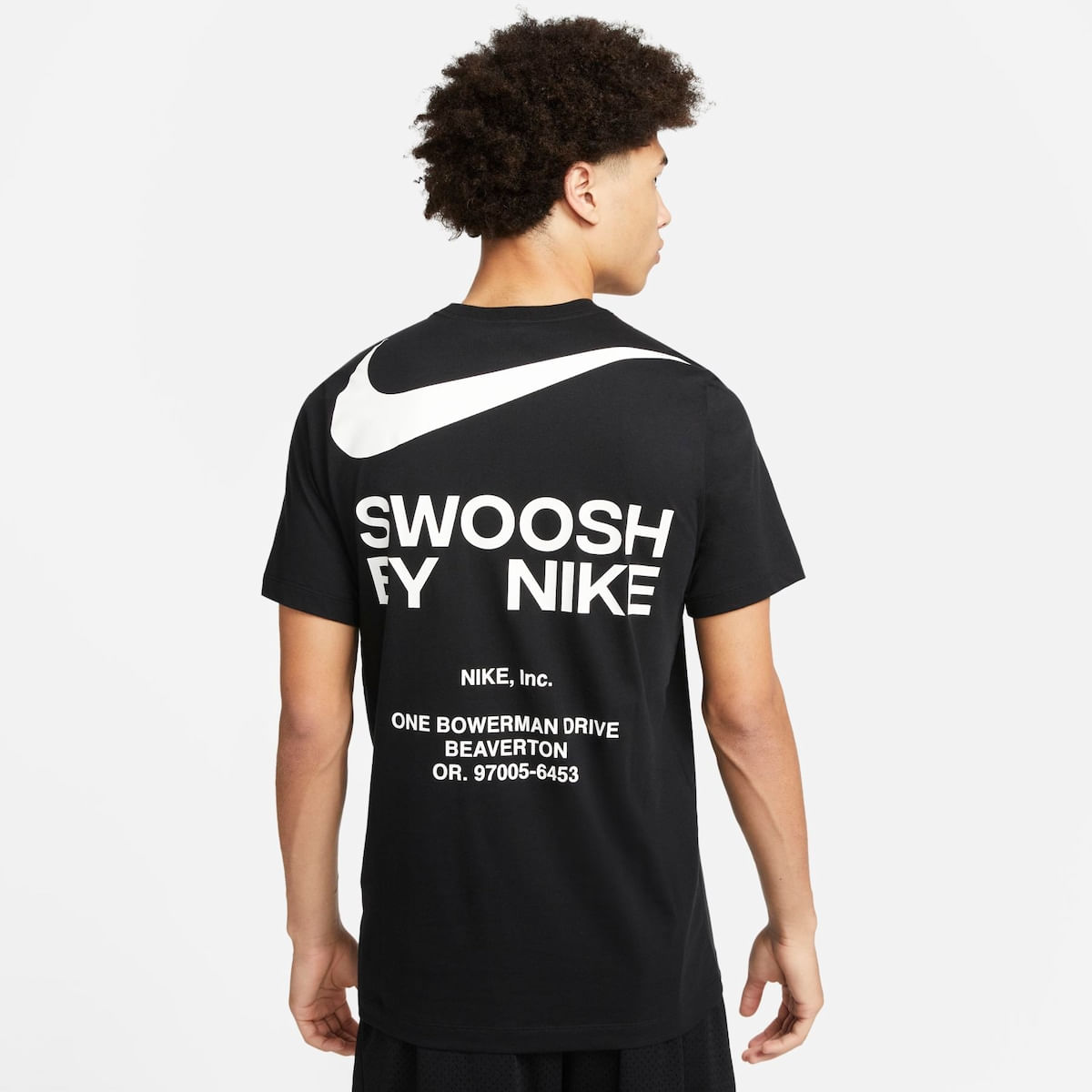 Calça Nike Sportswear Swoosh Masculino Black