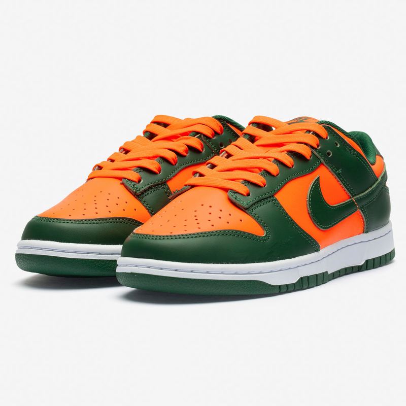 Tenis nike verde sales e laranja