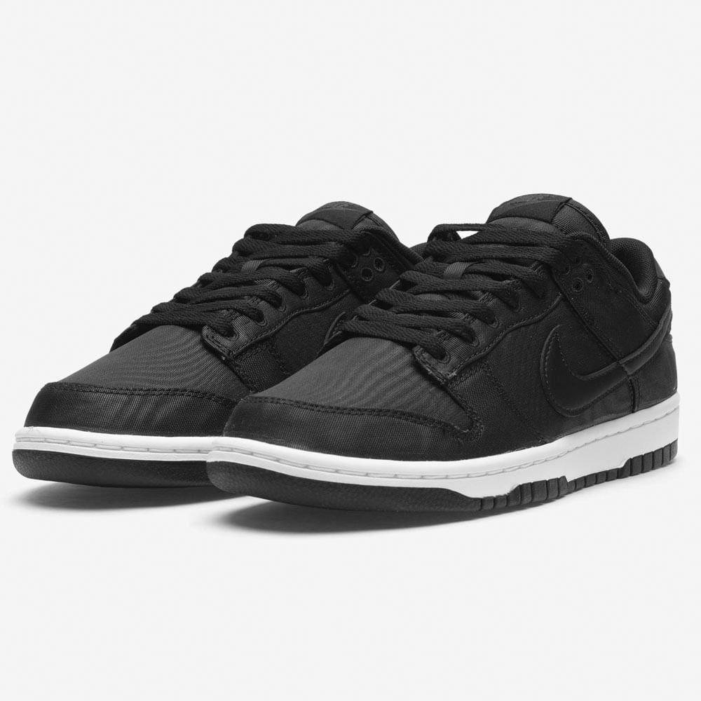 Tênis Nike Dunk Low Retrô Black Canvas