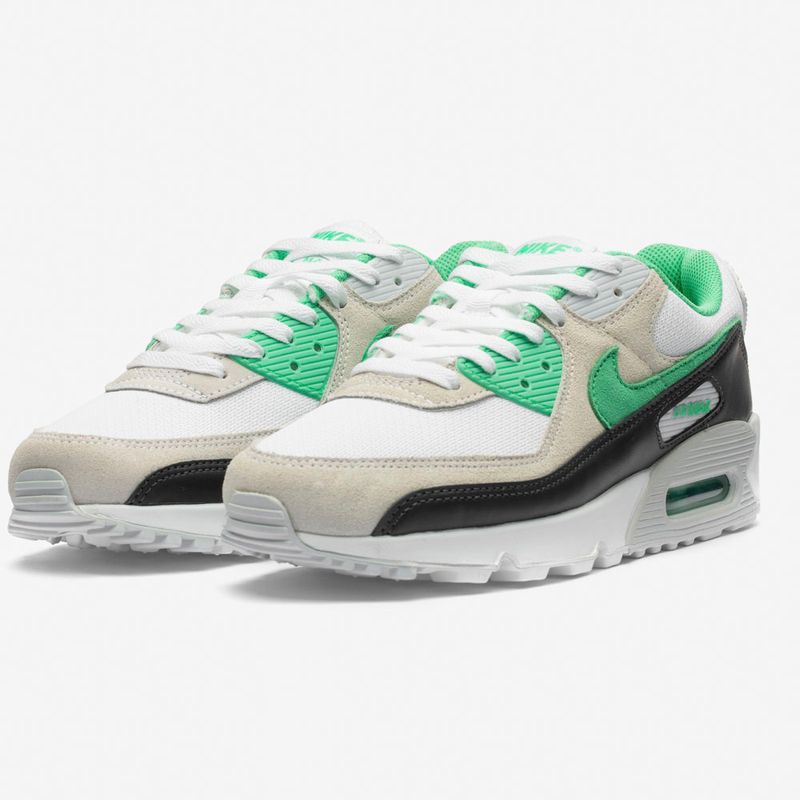 Air max best sale branco e verde