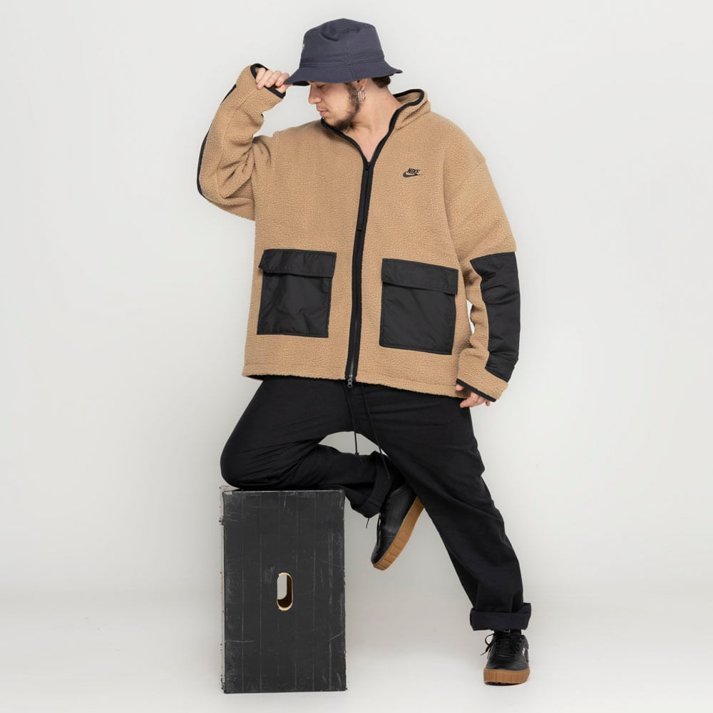 Jaqueta Nike Sportswear Sherpa FZ