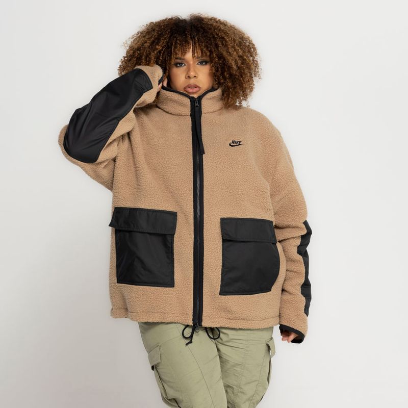 Nike sherpa store winter jacket