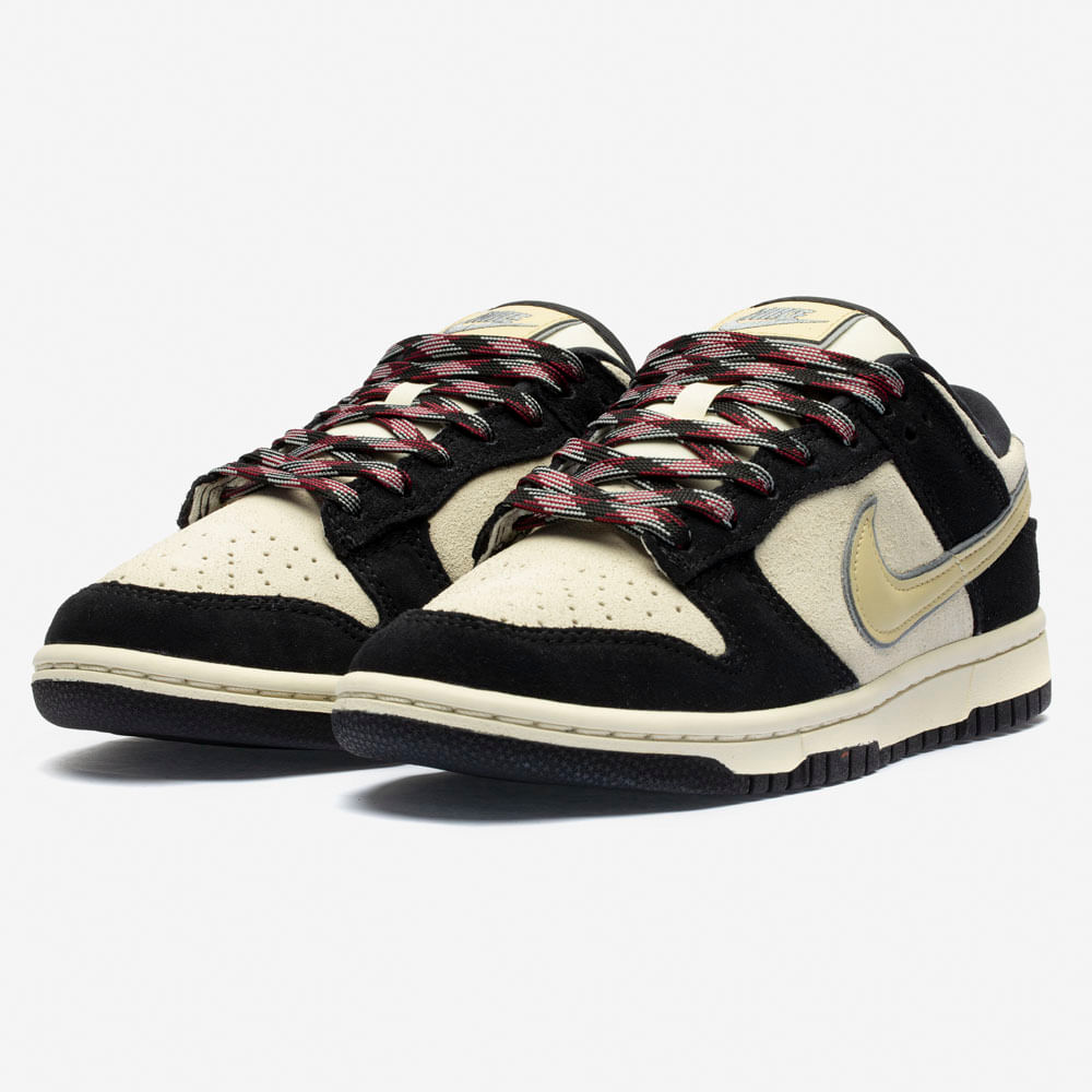 Tênis Nike Dunk Low LX Black Team Gold