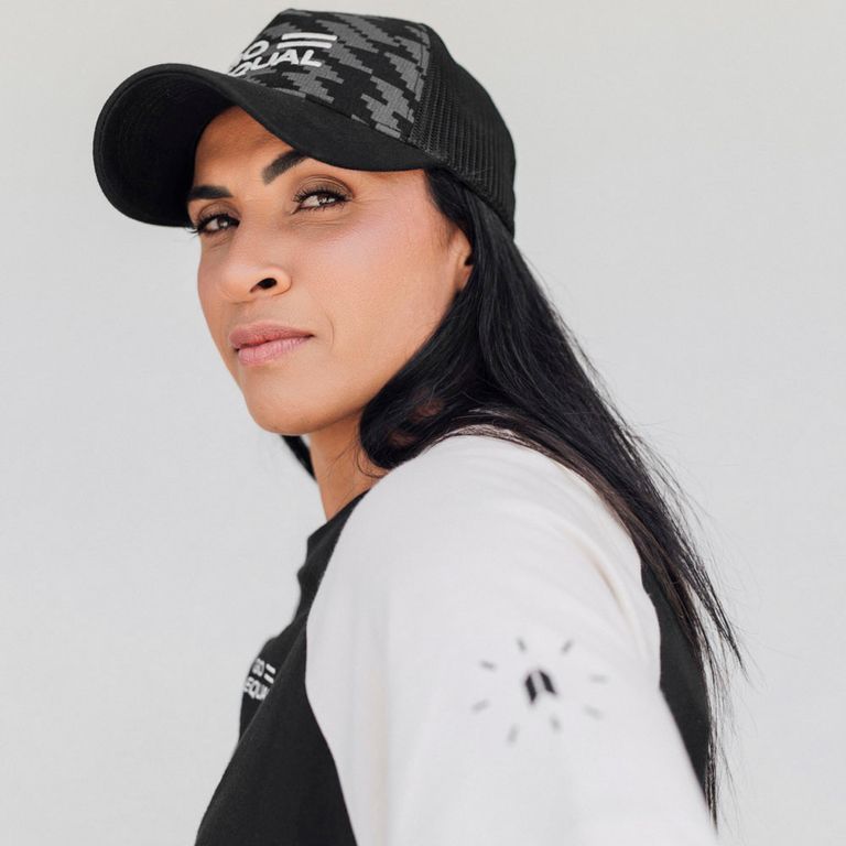 Boné Aba Curva Estampado com Mesh Trucker Snapback Go Equal