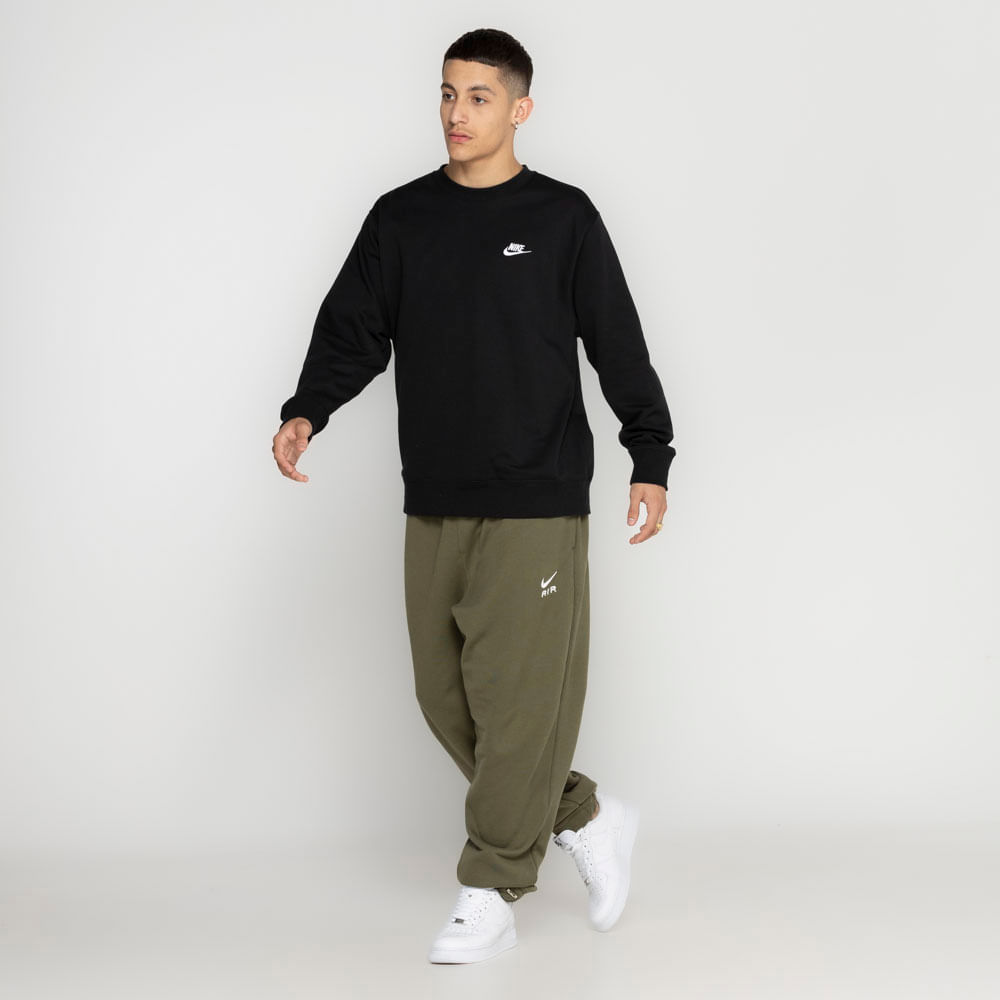 Blusão de Moletom Nike Sportswear Club Crew FT - Masculino