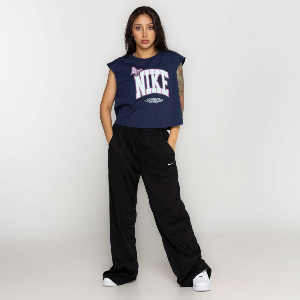 Camiseta Regata Cropped Feminina Nike Sportswear Oc 1