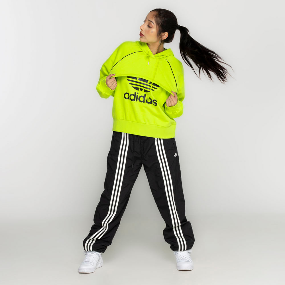 Camiseta adidas Originals 2 em 1 Regata + Cropped com Capuz Trefoil Big Logo