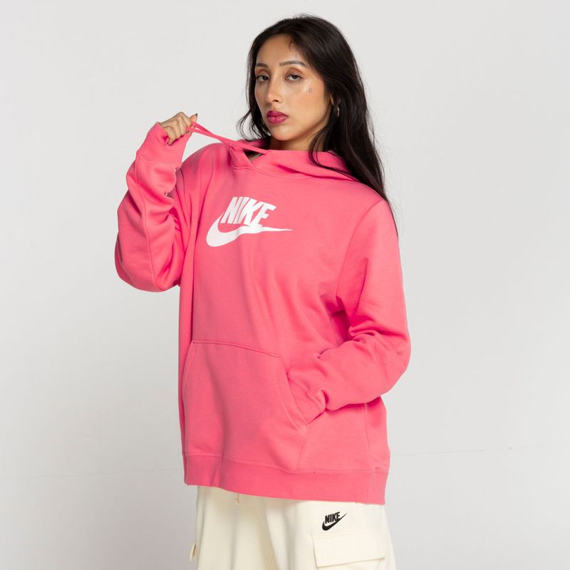 Blusao nike hot sale rosa