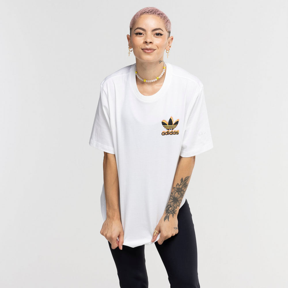 Camiseta adidas Originals Manga Curta TS Fire