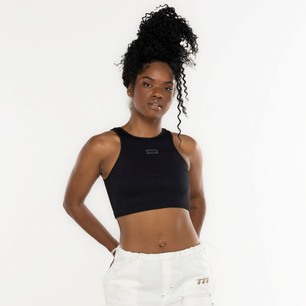 Top Athleisure Canelado Jade Jade