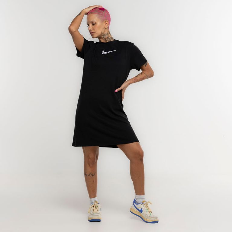 Vestido Nike Sportswear Gingham Ss