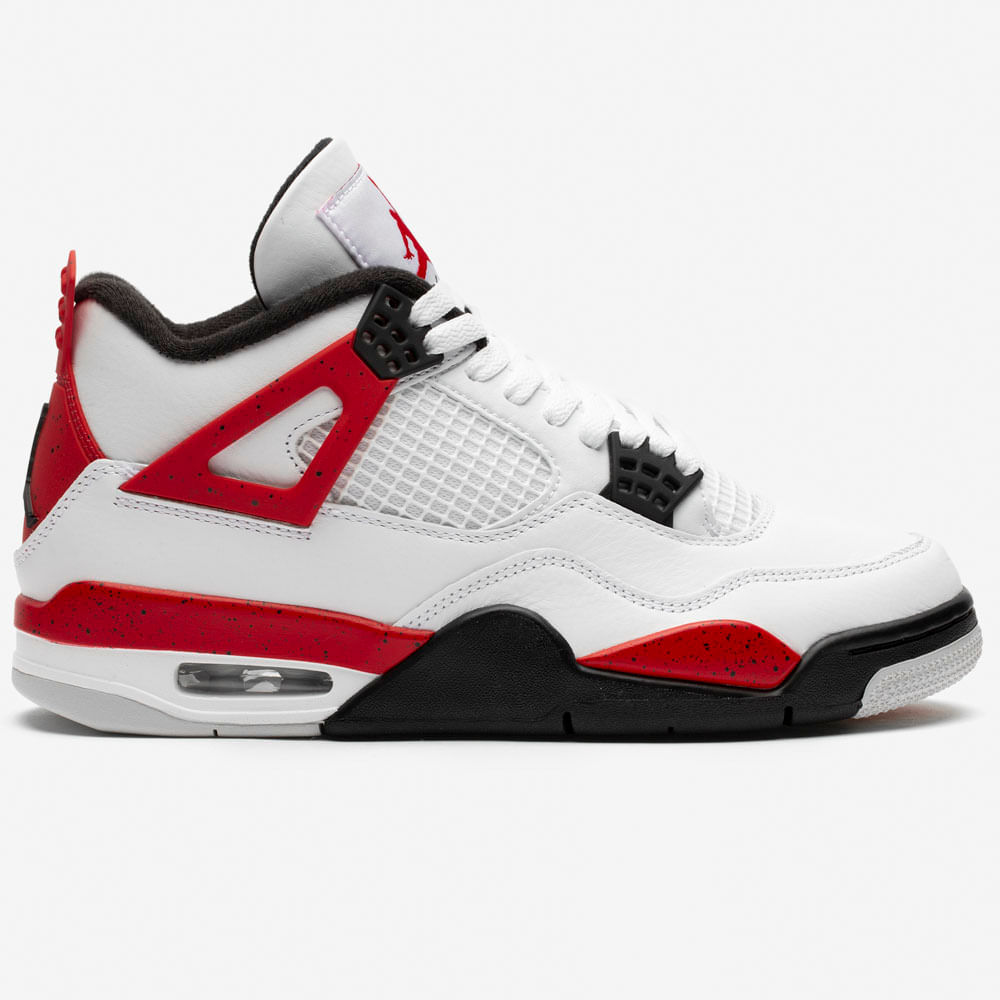 Tênis Nike Air Jordan 4 Retrô Red Cement