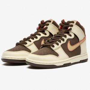 Tênis Nike Dunk Hi Retrô Se - Baroque Brown