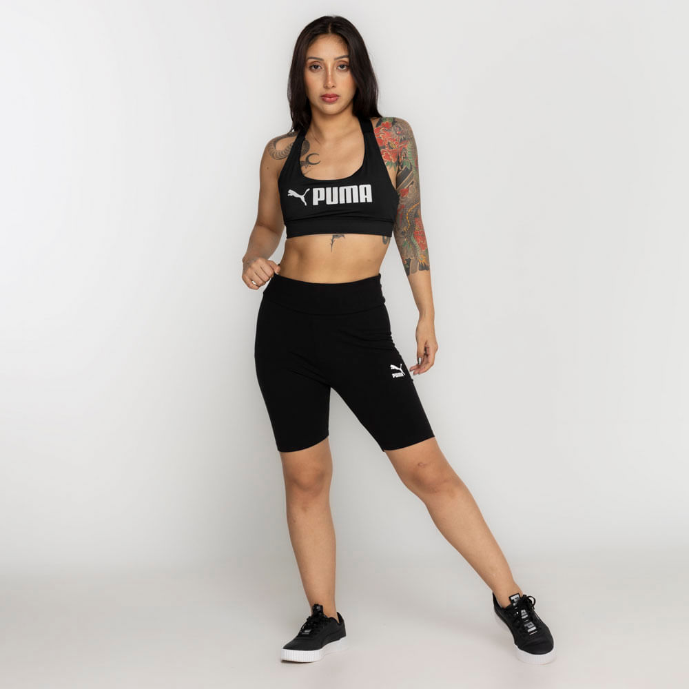 Top Fitness com Bojo Puma Mid Impact Fit Bra - Adulto