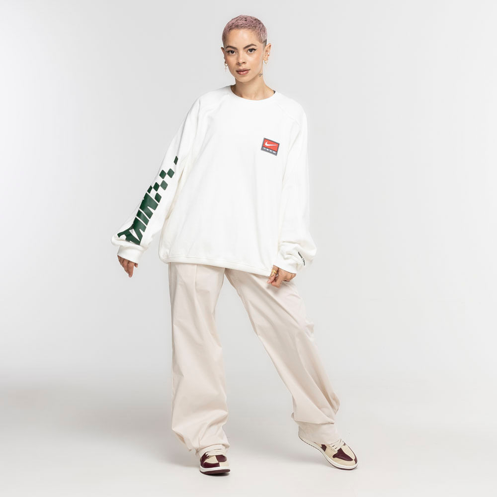 Blusão Nike Sportswear Trend FLC Crew