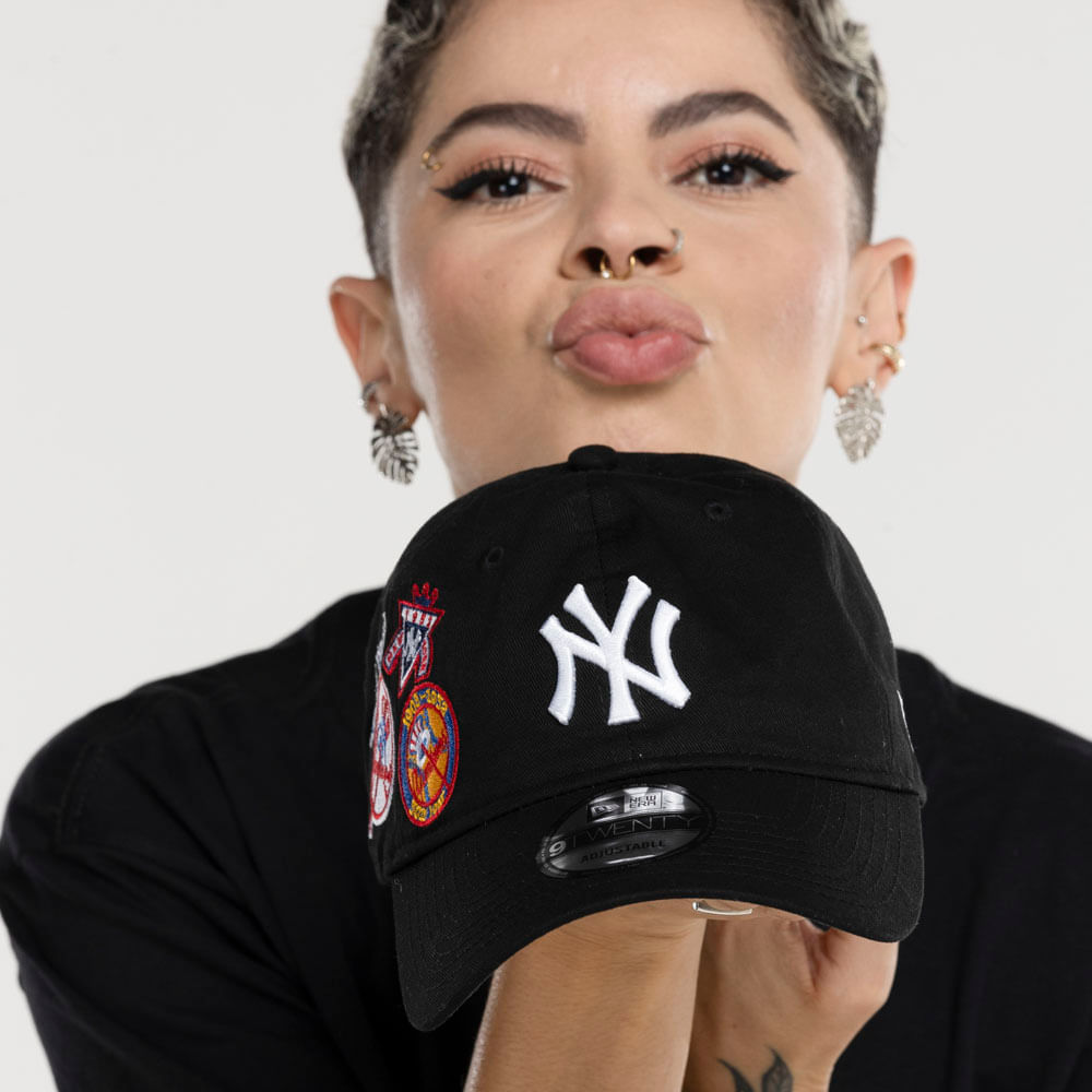 Boné New York Yankees New Era Aba Curva 920 St Strapback Core - Adulto