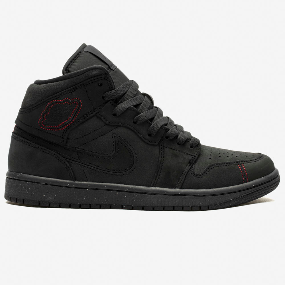 Tênis Nike Air Jordan 1 Mid SE Craft - Dark Smoke Gray