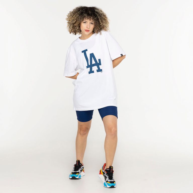 Camiseta Los Angeles Dodgers New Era Manga Curta Logo