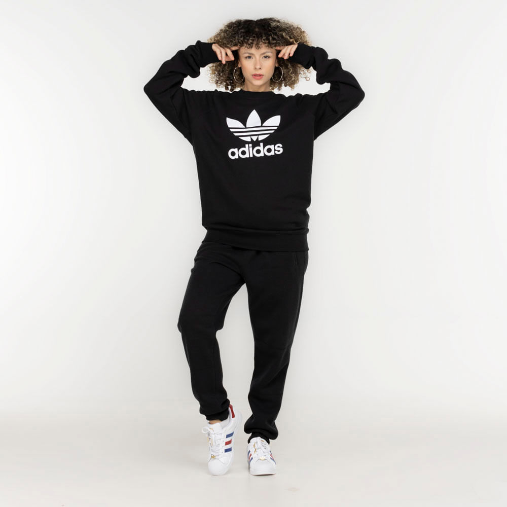 Blusa de Moletom adidas Originals Trefoil