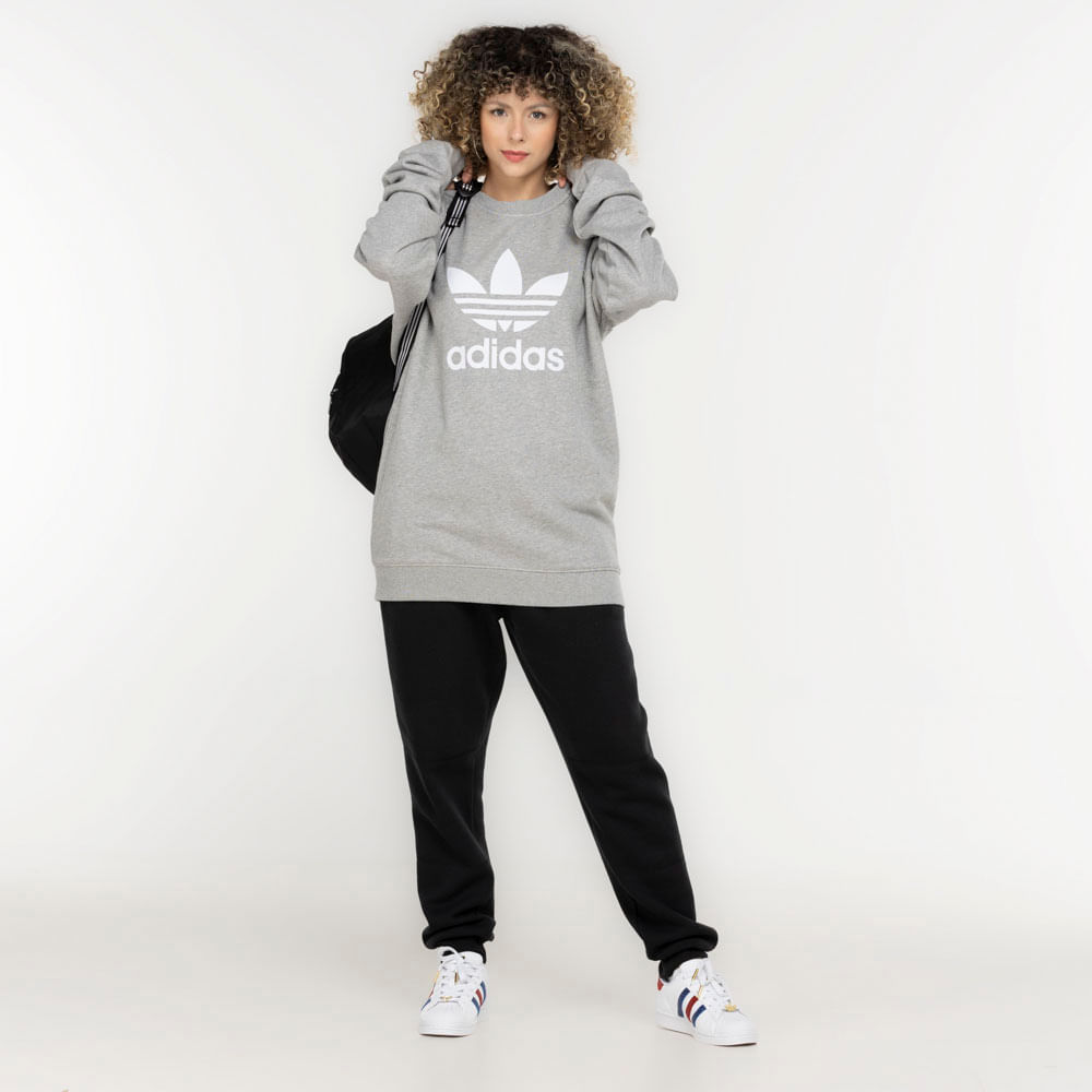 Blusa de Moletom adidas Originals Trefoil