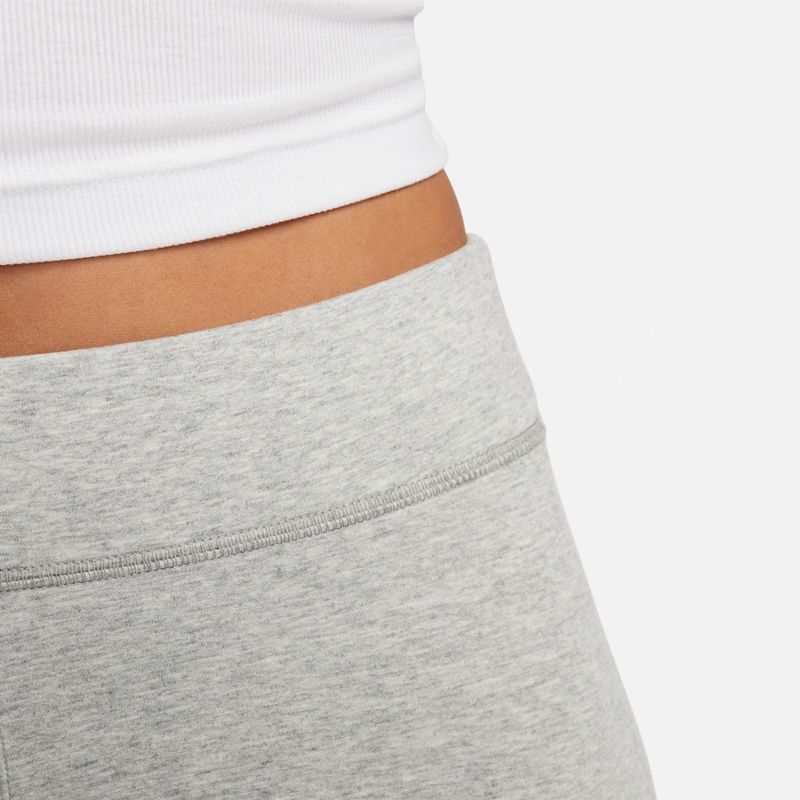 Calça Legging Nike Essential Futura Feminina - Cinza+Branco